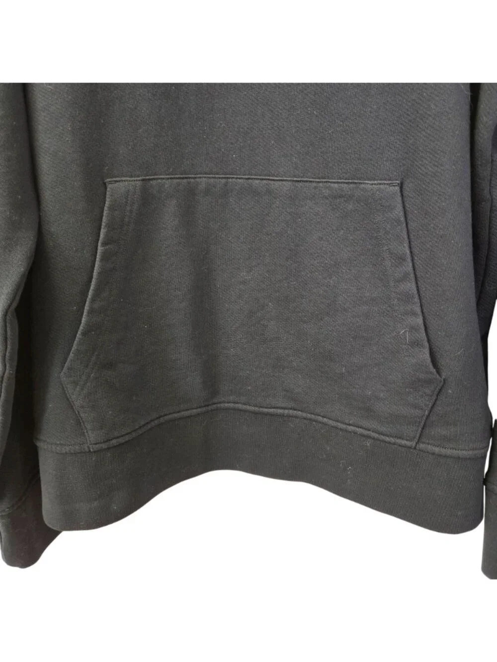 Banana Republic Textured Mock Neck Kangaroo Pocket Sweatshirt Size Large